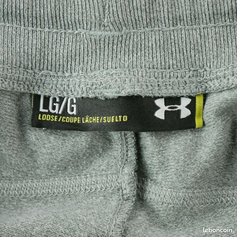Under Armour Jogging Loose-Fit Homme Taille L Gris #QWE7093 (image 5)