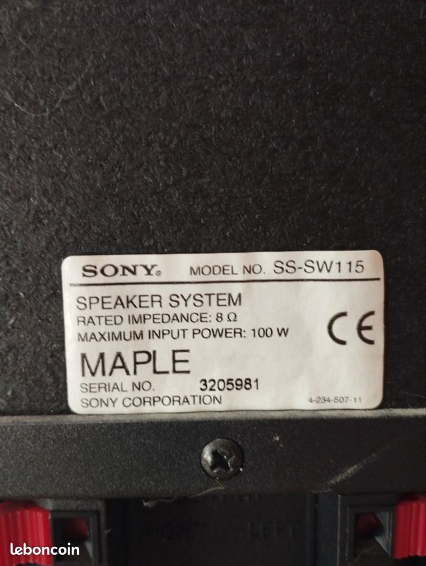 Enceinte sony (image 2)