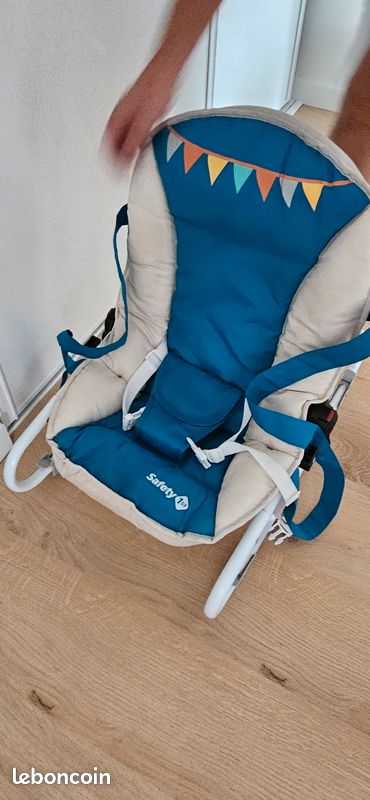 Transat bébé avec arche _Dossier Molletonné Ajustable - Arche de Jeu Amovible - Déhoussable (image 4)