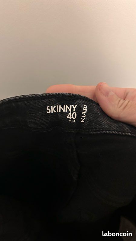 Jean Skinny Taille haute Kiabi Taille 40 (vyvy27) (image 4)