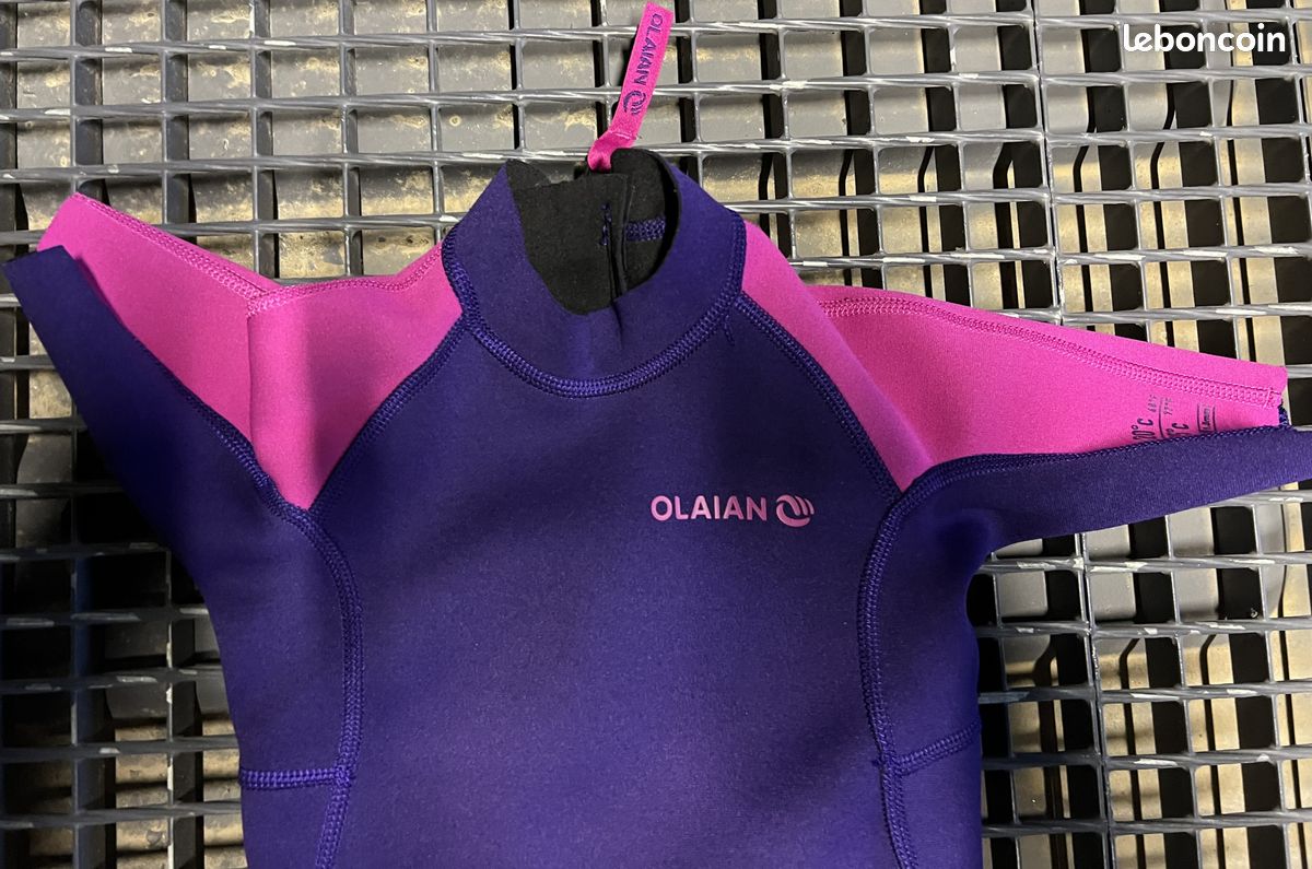 OLAIAN - Combinaison Surf Shorty 100 Néoprène 1,5mm - Enfant 4-6 ans (image 5)