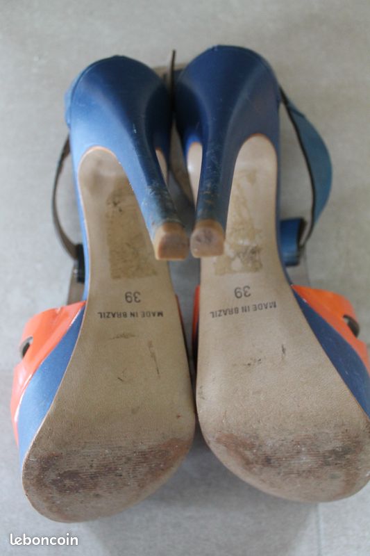 Sandales plateforme à talon "Morgan" (image 3)