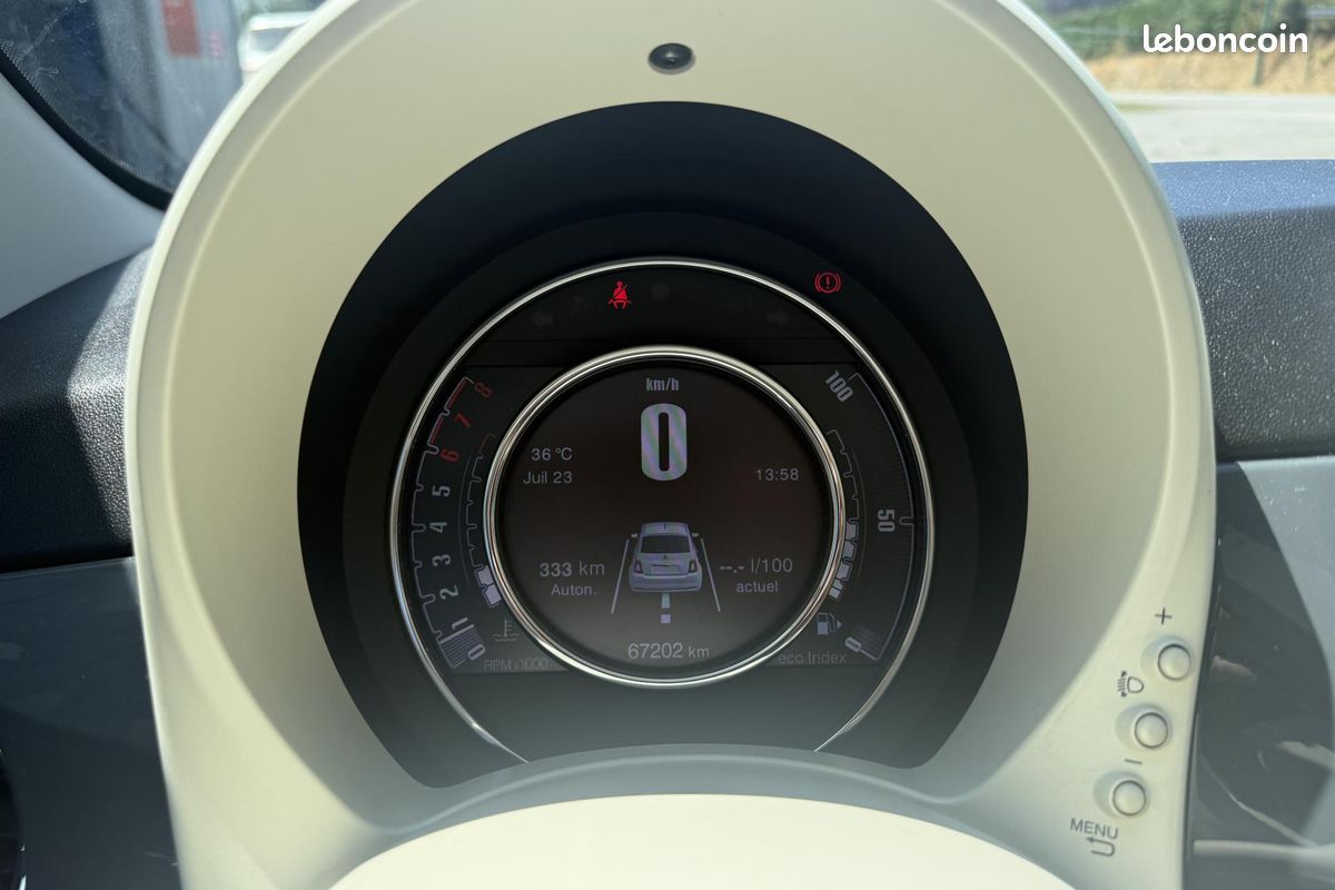 FIAT 500 Fiat 1.2i - 69 BERLINE Lounge PHASE 2 (image 17)