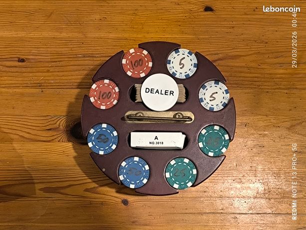 Ensemble de plateau de jetons de poker pratique - Jeux - Jouets Ensemble de plateau de jetons de poker pratique - Jeux - Jouets
