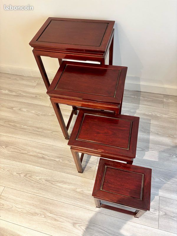 Table gigogne en bois très bon état (image 1)