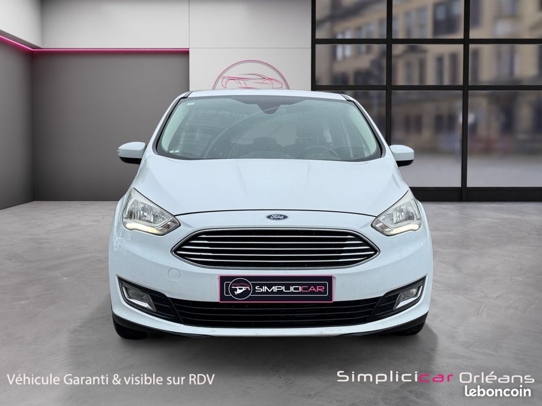 FORD C-MAX II 1.0 EcoBoost 125ch Stop&Start Titanium Régulateur Radar AR Bluetooth Garantie 12 mois (image 8)