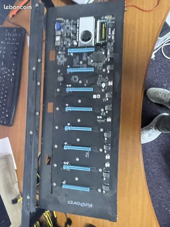 BTC S37 CARTE Mère Rig 8 Cpu Mining Motherboard Crypto