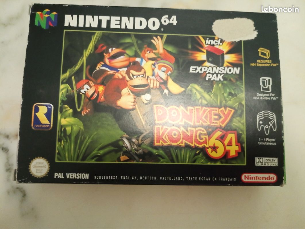 Donkey Kong 64 PAL N64 (image 1)