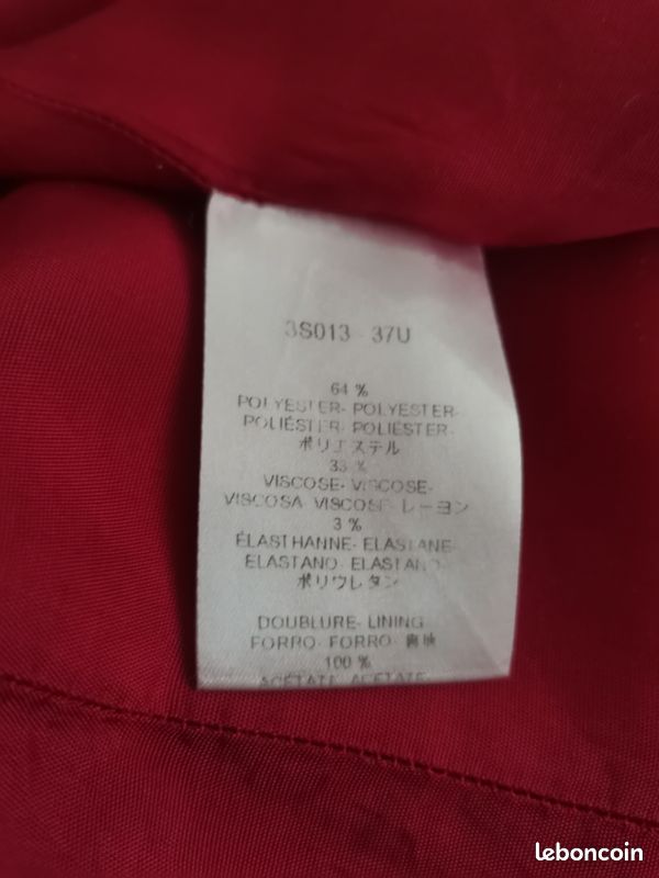 Robe rouge Caroll (image 7)