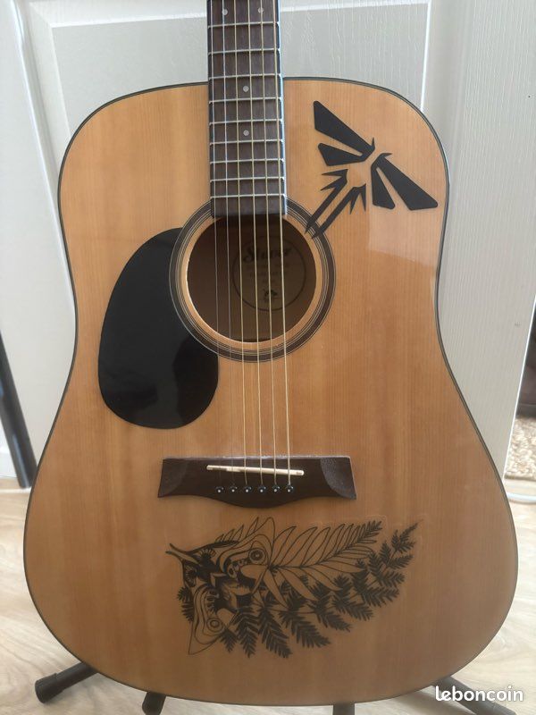 Guitare folk acoustique gaucher Shiver GFS-51 + accessoires (image 8)