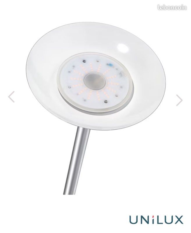 Lampadaire Led intégrée Variaglass - Unilux - 25 W Neuf (image 2)