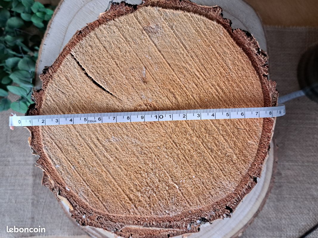 Rondin bois - déco mariage champêtre (image 4)