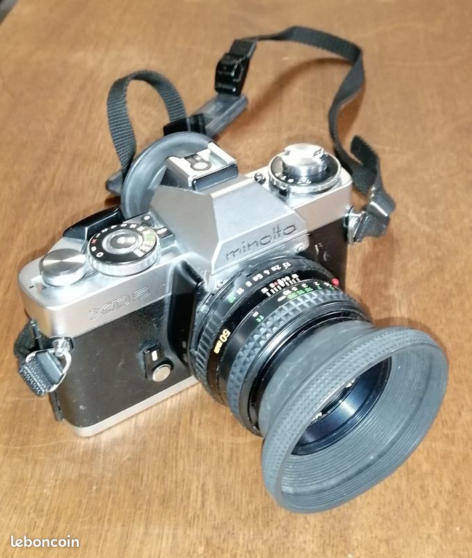 Appareil Photo Argentique Minolta XD5 Avec Accessoires - Occasion, Fonctionnel