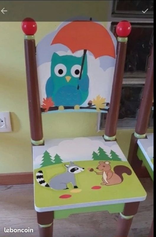 Fantasy Fields Lot de 2 chaises en Bois pour Chambre Enfant bébé Mixte TD-11740A (image 4)