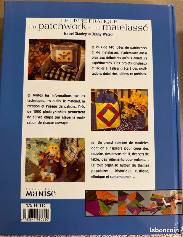 Patchwork 2 beaux livres cartonnés de matelassé et morceaux choisis (image 8)