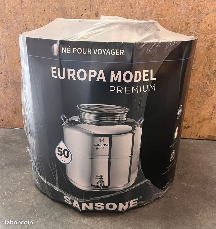 Fût inox alimentaire / huile d'olive - 50L (image 2)