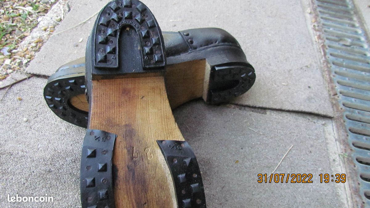 Galoches bois (image 3)