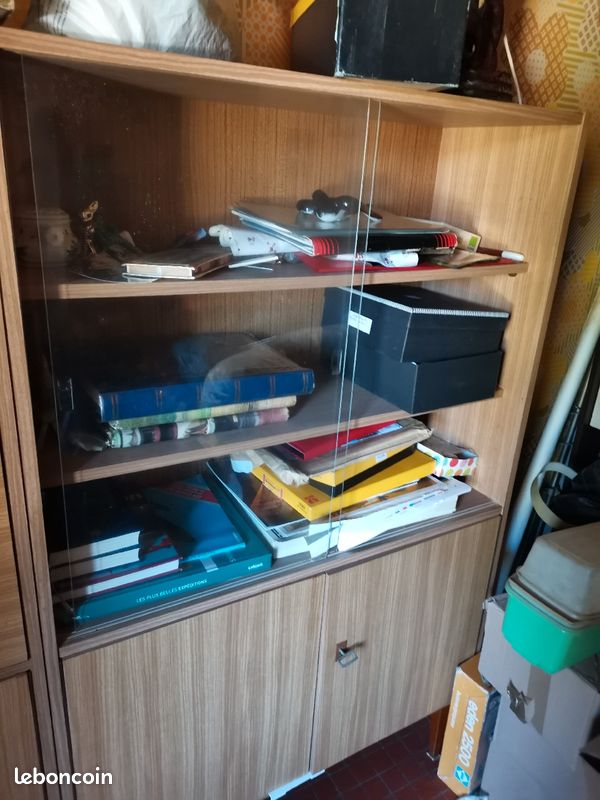 Vitrine bibliothèque meuble (image 1)