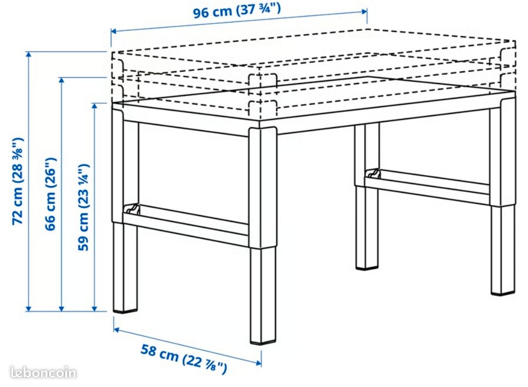 Bureau réglable (image 4)
