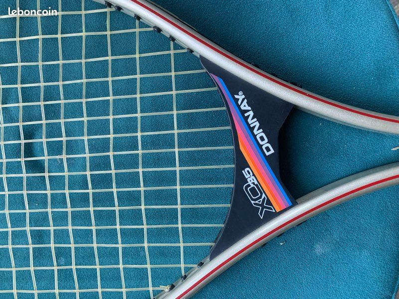 Ancienne Raquette De Tennis Slazenger Meteor Avec Presse - État Proche Du Neuf