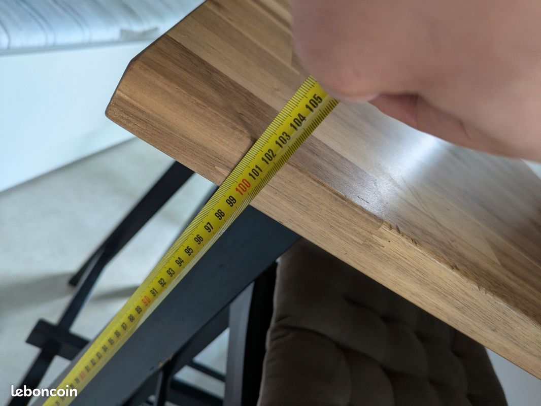 Table haute en bois (image 3)