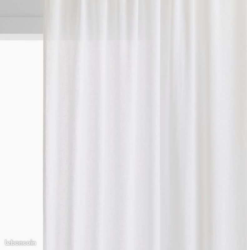 Lot de 2 rideaux (voilage) H&M Home (image 4)