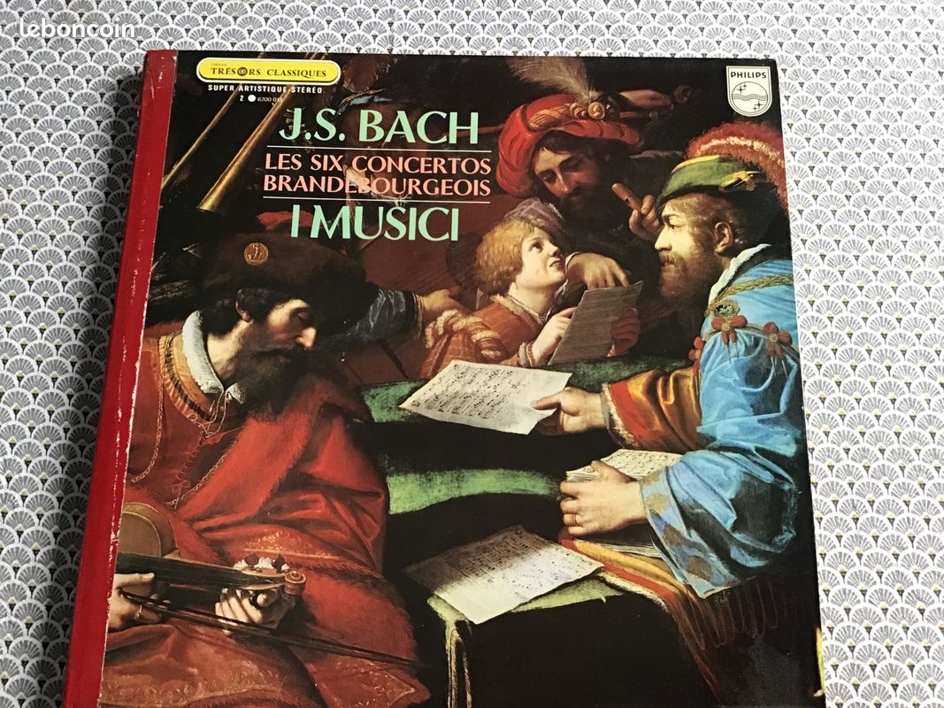 Coffret disques vinyles JSBach les six concertos brandebourgeois (image 1)