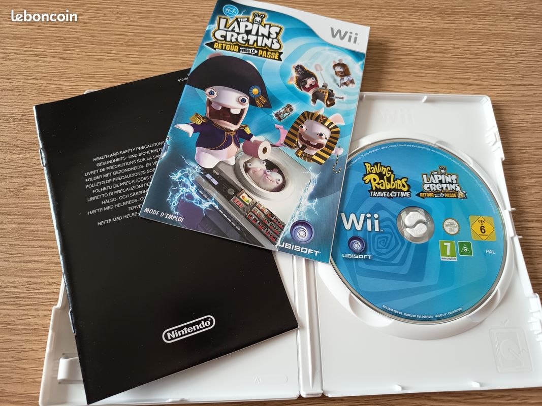 Lot 2 jeux Wii - Mario Party 8 + Lapins Crétins - Complets (image 5)