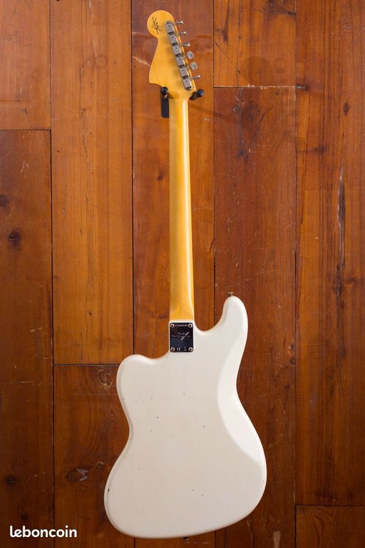Fender Bass VI Custom Shop Journeyman Relic 2018 - Olympic White (image 5)