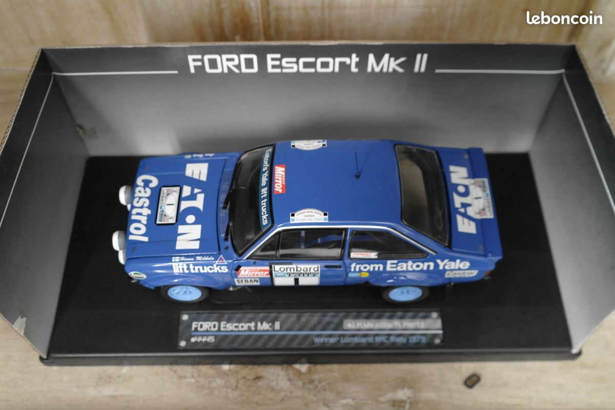 Miniature Ford Escort 1/18 Sun Star Mk II RS 1800 No.2 Belga Rallye Du Condroz 1979 1 18 1
