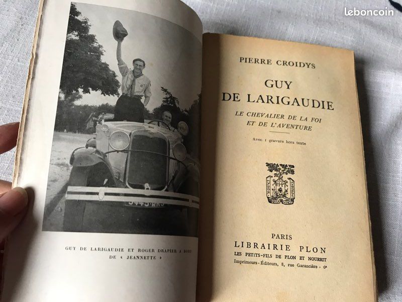 Livre ancien « Guy de Larigaudie » (image 5)