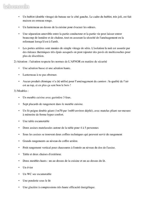 Fourgon amenage camping car Renault Master 2 - L2H2 (image 9)
