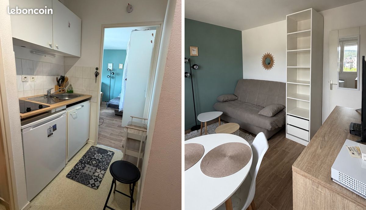 Appartement 1 pièce 19 m² · à Clermont-Ferrand · 19 m² · 470 €