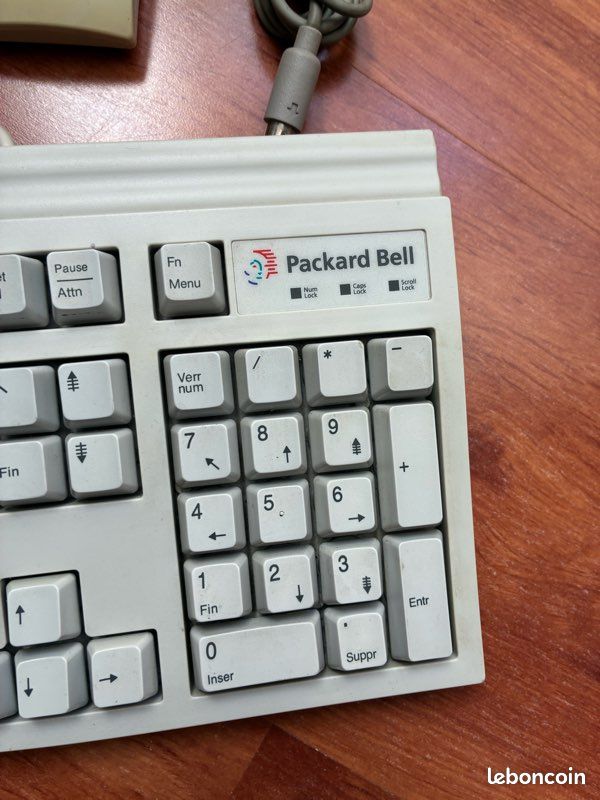 Clavier en placage bois sans fil - - Informatique