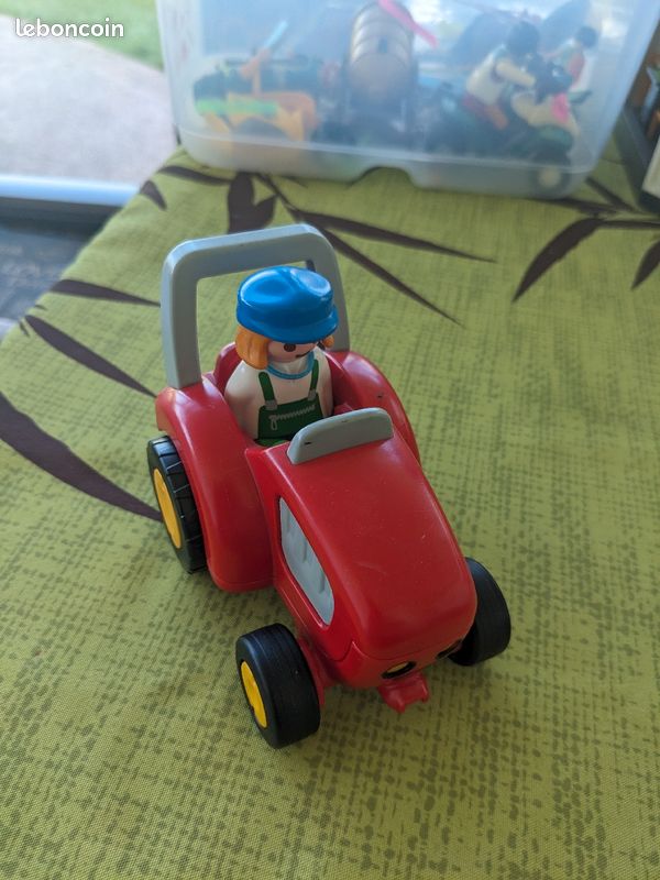 Playmobil 1.2.3 tracteur agricultrice (image 3)