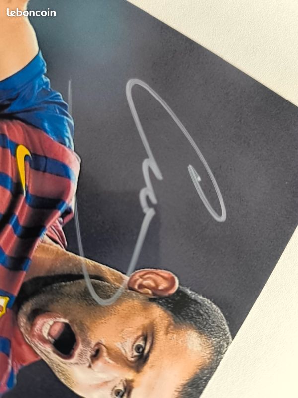 Javier Mascherano Signed Barcelona Photo Autograph