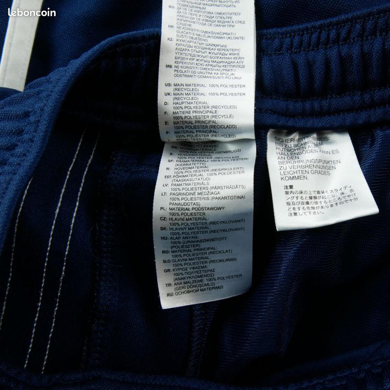 Adidas Jogging 3 bandes AeroReady Coupe fuselée Homme Taille XS Marine #QWE0286 (image 7)