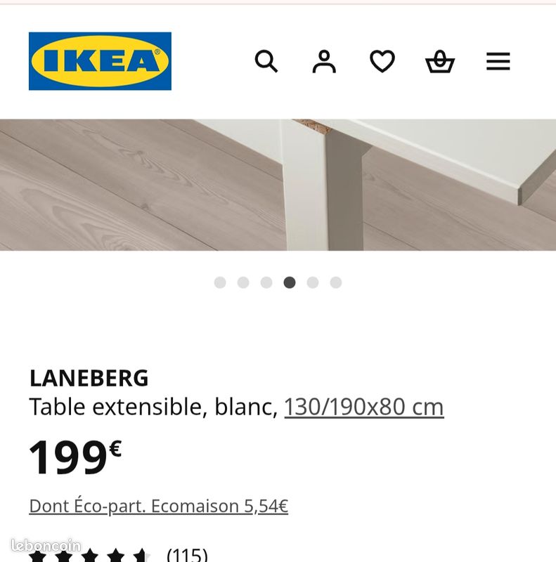Table extensible IKEA (image 3)