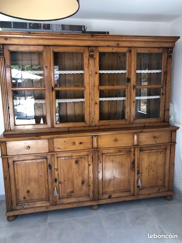 Meuble ancien epicea massif fin 19e debut 20e (image 2)