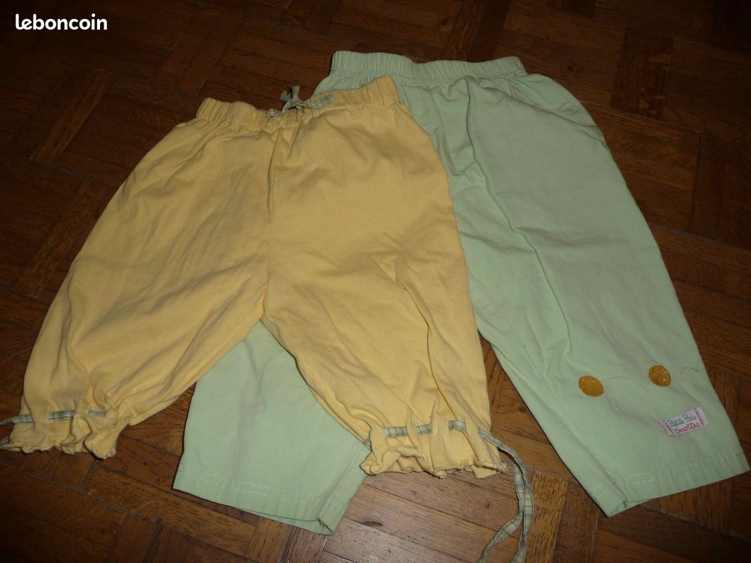 Pantacourt/ pantalon fille 18 mois (image 1)