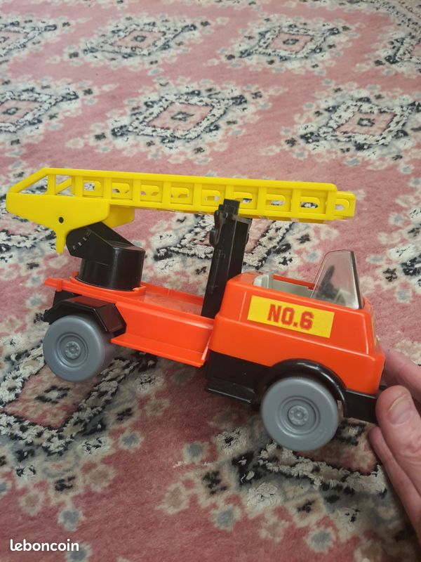LOT U7 PLAYMOBIL Vintage Camion Sapeurs Pompier Grande Echelle 3236 EUR