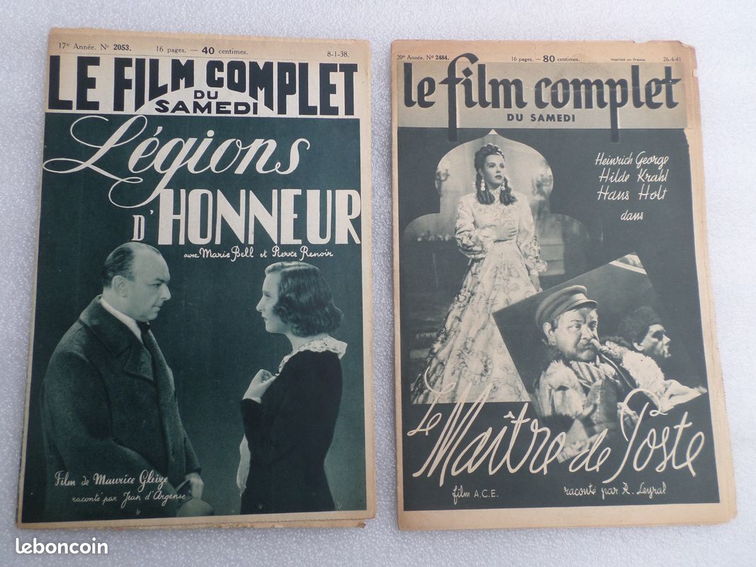 Cinéma : lot revues anciennes "Le Fim complet" (image 4)