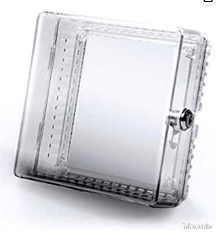 Boitier transparent a verrouillage clef pour thermostat (image 1)