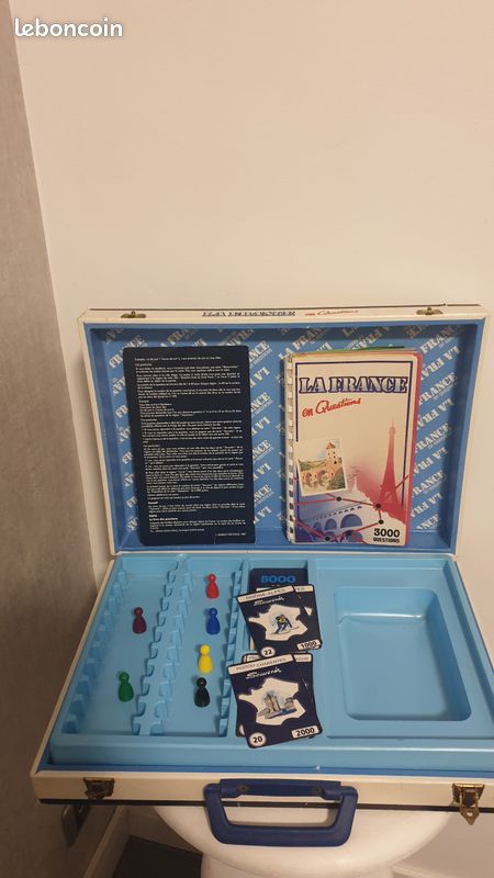 Malette De Jeux De Société Vintage Complète - Années 60 - Valise Jeux