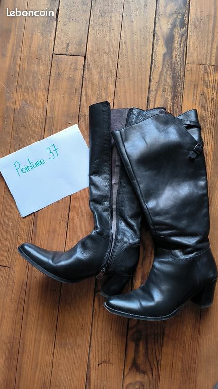 Bottes et bottines San Marina cuir pour femme