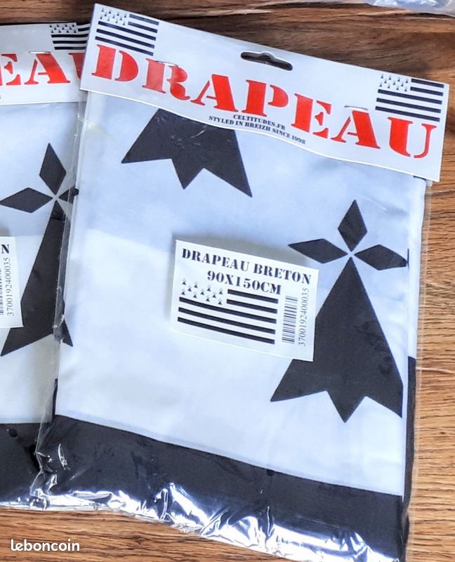 Drapeau Breton Sur Bagsouvenir | Photo Premium