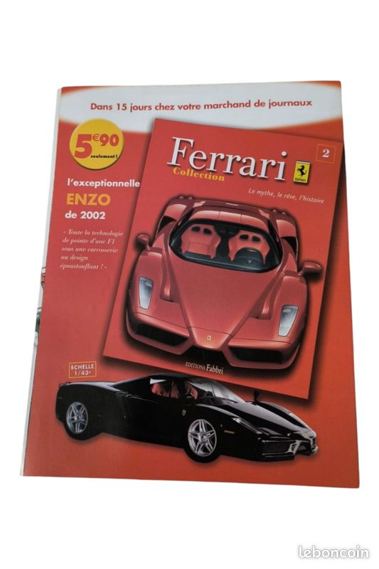 Maquette Ferrari Collection Fabbri N°2 ENZO 1:43 - 2002, Neuve Dans Sa Boîte