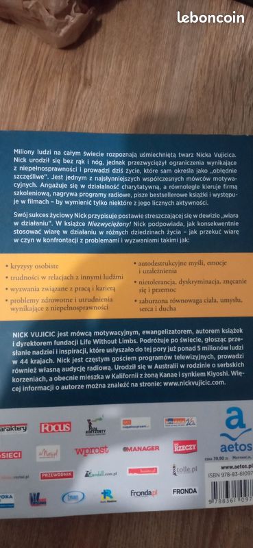 Livre chrétien handicapé et heureux en polonais (image 2)