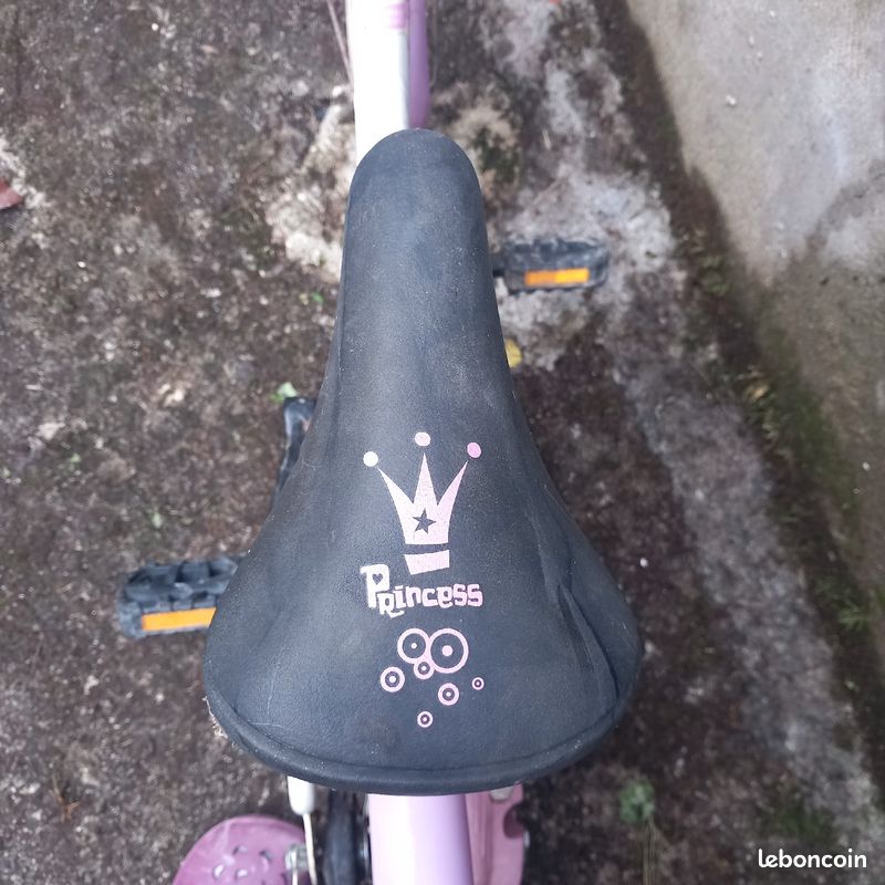 Velo enfants rose et blanc (image 4)