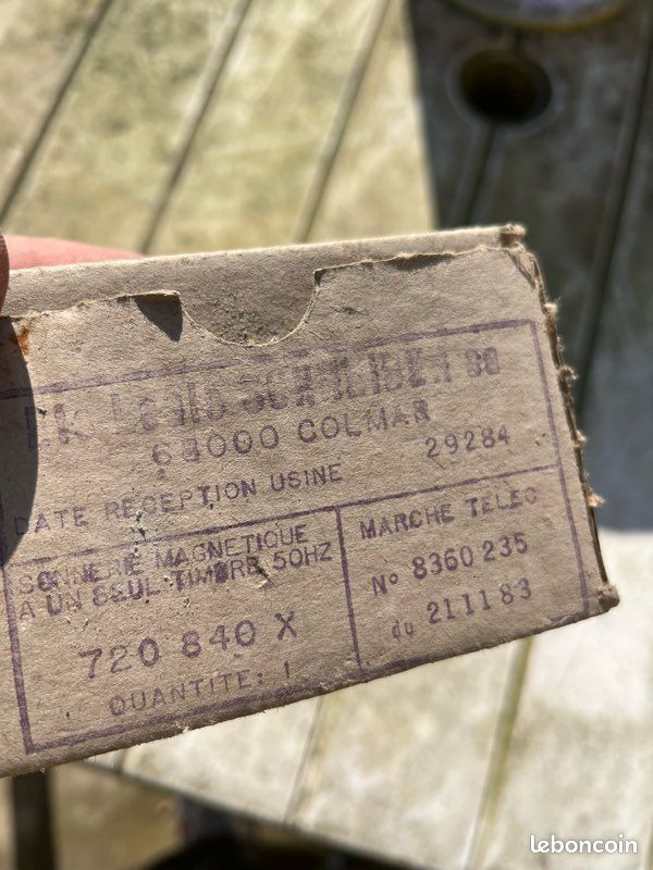 Sonnette additionnelle téléphone PTT (image 3)